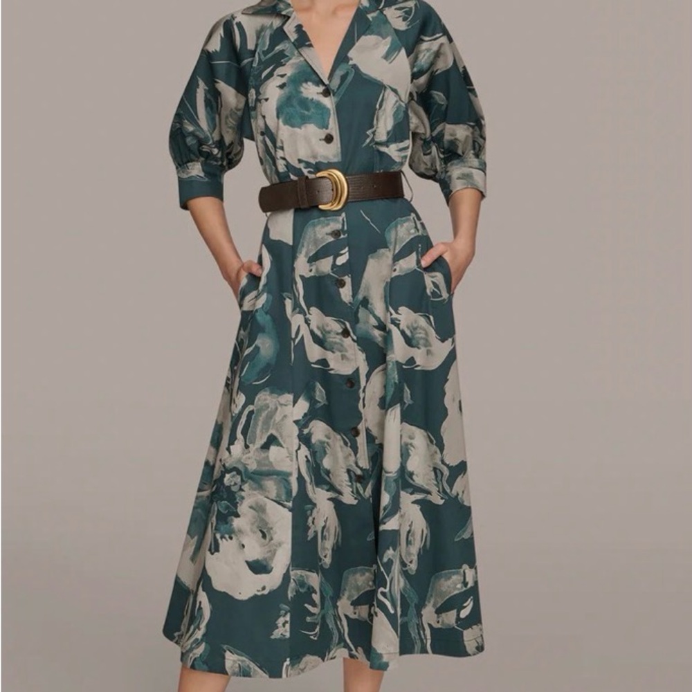 Donna Karan belted dress